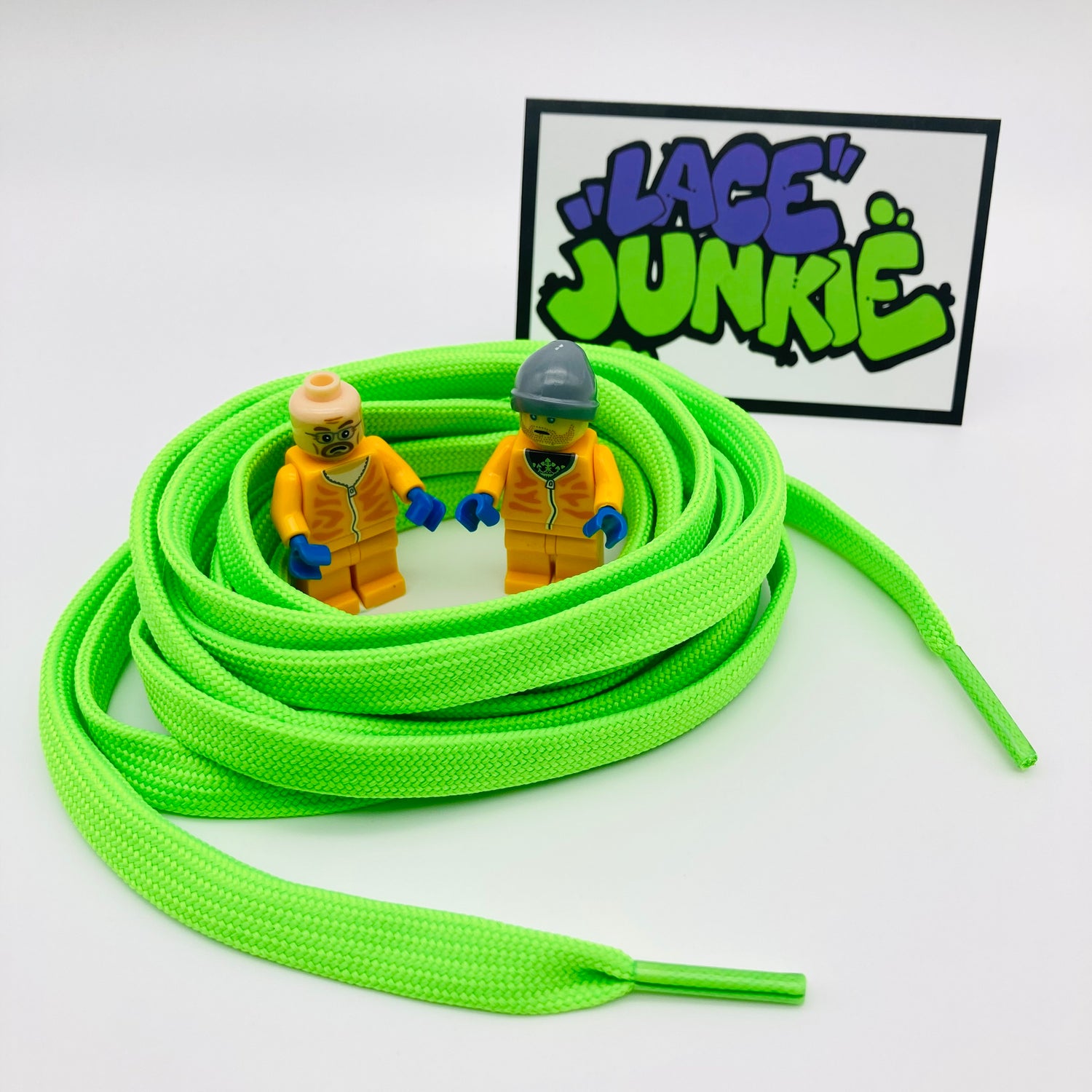 Neon best sale green laces