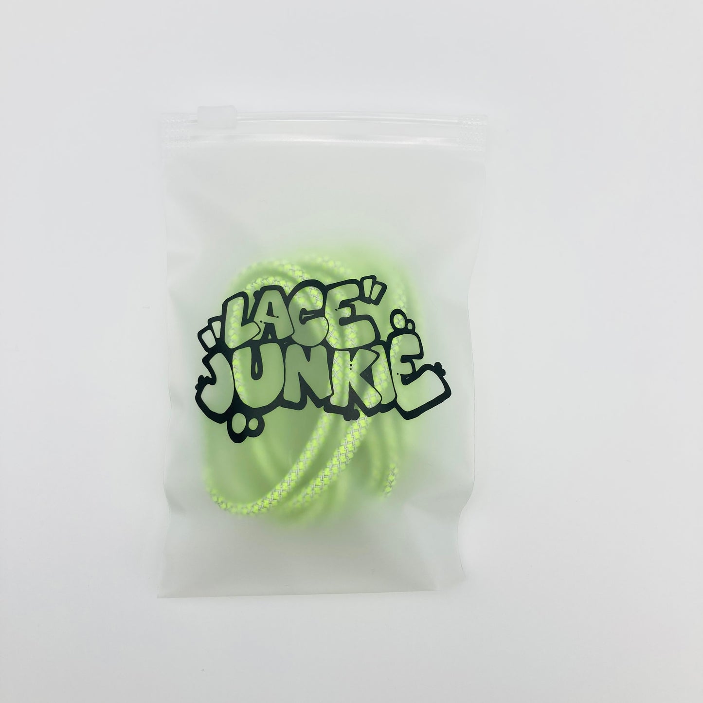 Lace Junkie Neon Yellow 3M Reflective Rope Laces