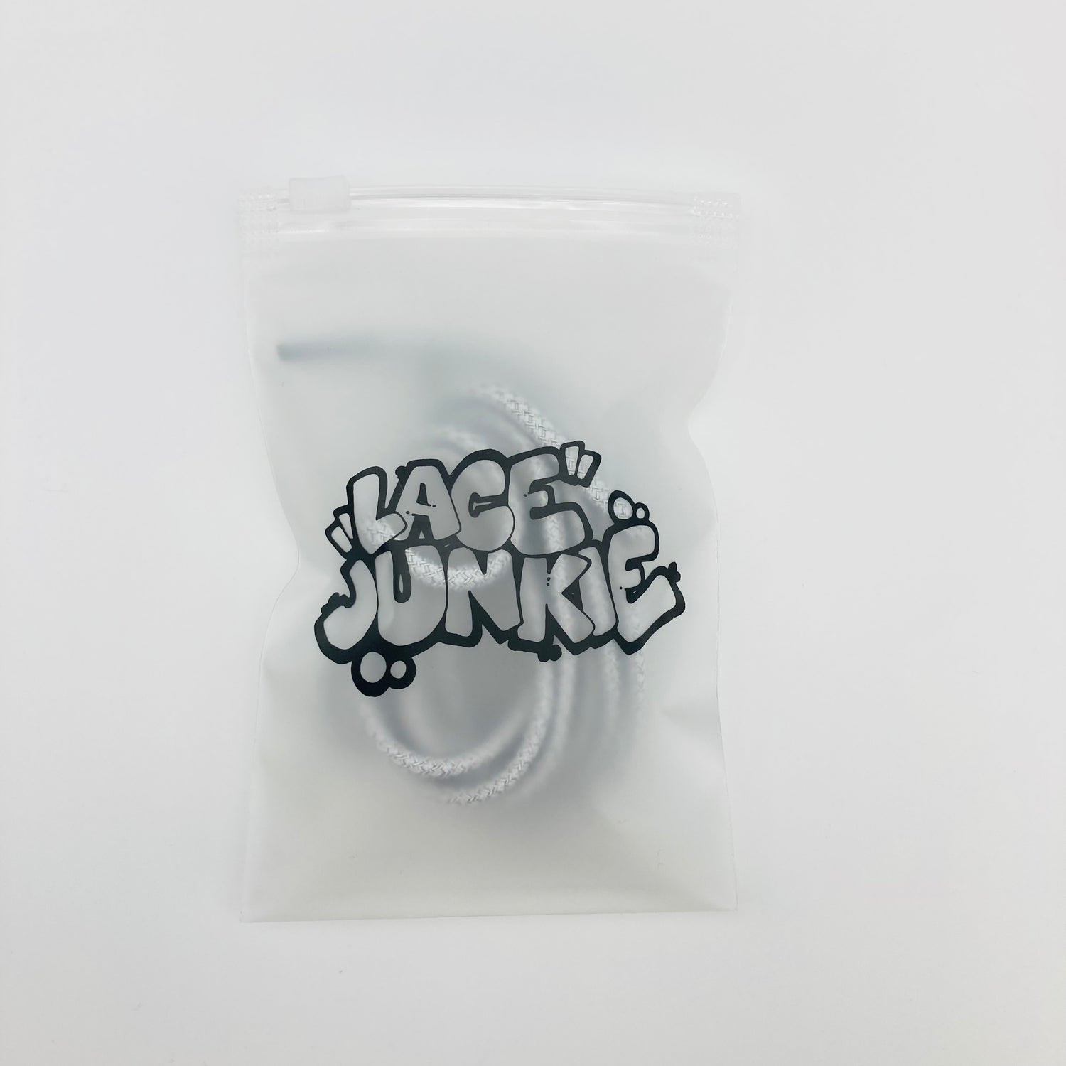 Lace Junkie White 3M Reflective Rope Laces